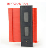 Radial | Contour Gauge | Irregular Contour Gauge | Abs Plastic Angle Ruler | 146x105x26mm | Fast Accurate Shape Copying -