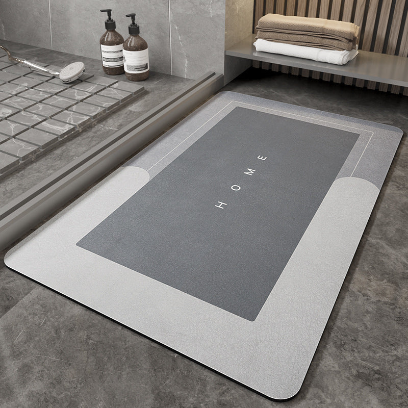 CushionCo | Bathroom Foot Mat | Non Slip | Water Absorbent | Protects Floors From Moisture -