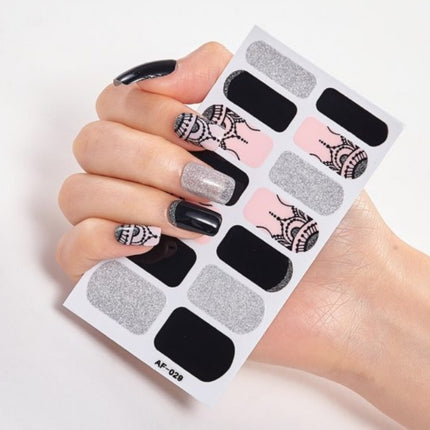 Nail Stickers, Nail Polish Glue, Full Nail Stickers