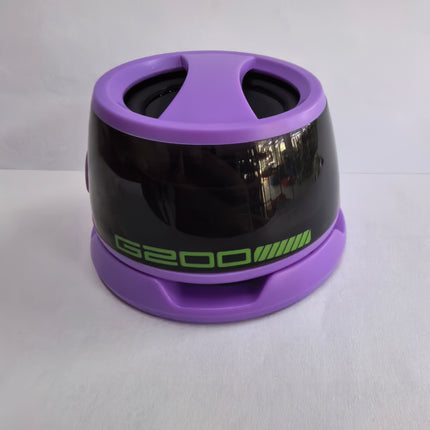 Portable Bluetooth Speaker G200 RGB Lighting Speaker BT5.3 Mini Sound Box 7 Hours Playback Magnetic Phone Holder