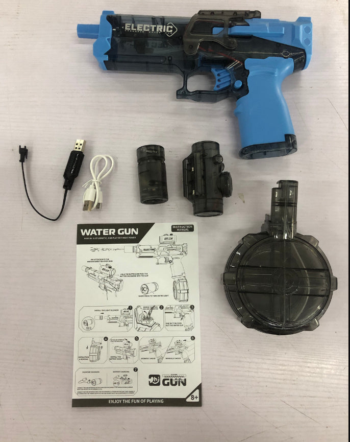 Fire Rat | Electric Water Gun | LED Light | Long Range Water Spray | | USB Rechargeable Battery -