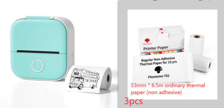 Phomemo | Mini Thermal Printer | Inkless Thermal Printing | Bluetooth Enabled | On The Go Labels And Photos -