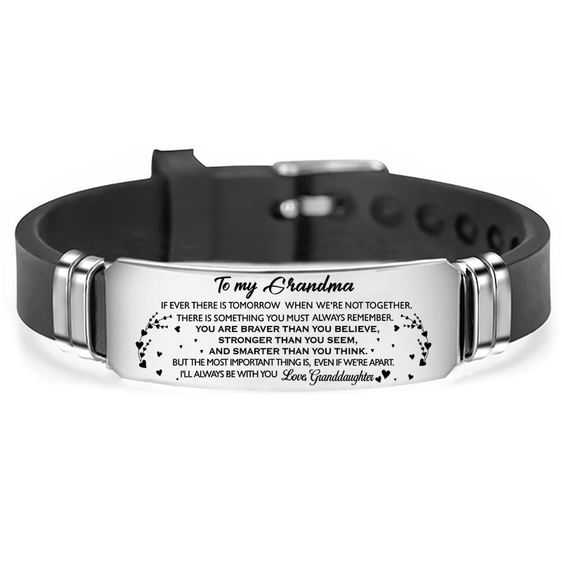 To My Son Daughter Mom Wife Girlfriend Bracelet Wristband -