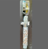 High-Pressure Water-Saving Shower Head | 360° Rotating Turbo Fan Spray Nozzle | ABS Pressurized Shower with Filter | Chrome Round Fixed Head - Hardware > Plumbing > Plumbing Fixture Hardware & Parts > Shower Parts > Shower Heads > Handheld Shower Heads