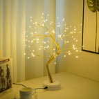 Rice grains in gold tree