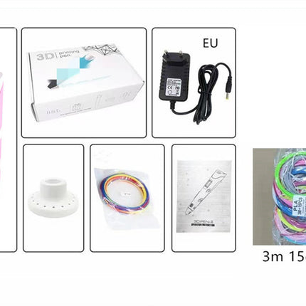 Children's 3d Printing Pen Three-dimensional Brush Toy Set