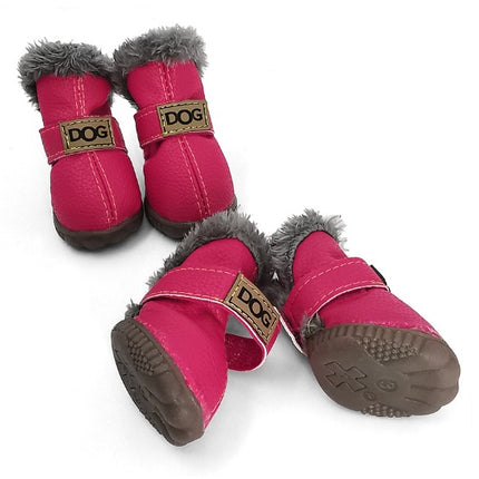 Dog Thick Snow Boots Keep Warm Teddy Autumn And Winter VIP Shoes