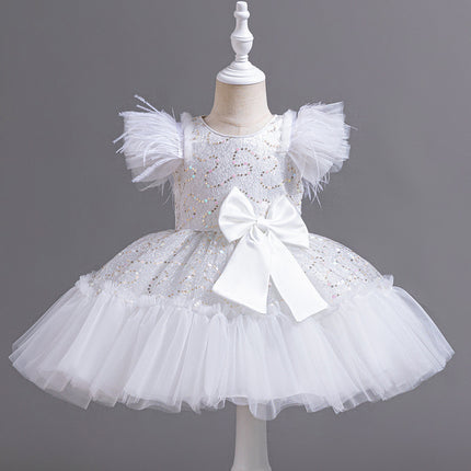 Flower Children's Clothing Children's Wedding Dress Tulle Skirt Summer