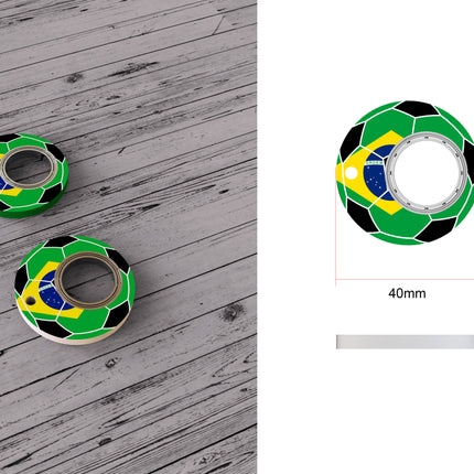 Creative Football World Cup Fidget Spinner Toy Keychain Hand Spinner Anti-Anxiety Toy Relieves Stress Finger Spinner Keychain Bottle Opener Kids Toy