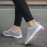 Women’s Sports Sneakers | Breathable Mesh Running Shoes | Lightweight EVA Vulcanized Sole | Low-Wedge Heel Athletic Shoes | Casual Walking Fitness Trainers - Apparel & Accessories > Shoes > Sneakers