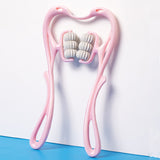 6-Roller Cervical Neck Massager | Manual Six-Wheel Deep Tissue Roller | Ergonomic Swan-Shaped Massage Tool | Relieves Neck, Shoulder, Back & Leg Tension | Adjustable Pressure | Includes Natural Crystal Jade Scraping Board - Health & Beauty > Personal Care > Massage & Relaxation > Massagers > Manual Massage Tools