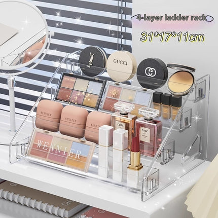 Plastic Transparent Cosmetics Storage Box