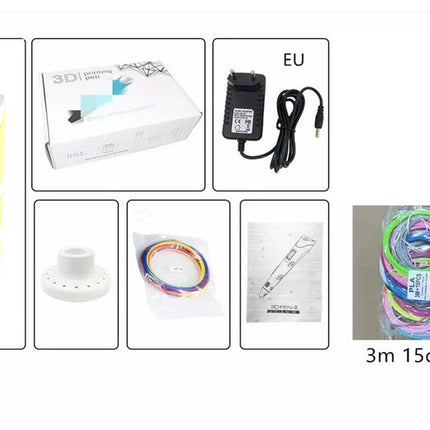 Children's 3d Printing Pen Three-dimensional Brush Toy Set