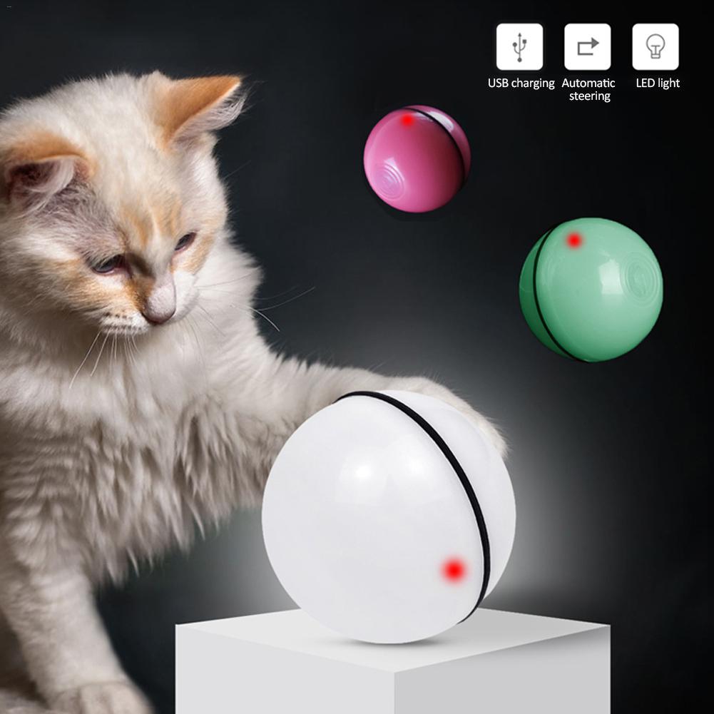 PetGlow | Led Cat Toy Ball | 360 Degree Auto Rolling Ball | Stimulates Hunt | Red and Color Modes | Usb Rechargeable - Animals & Pet Supplies > Pet Supplies > Cat Supplies > Cat Toys > Interactive Toys