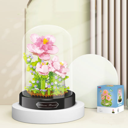Small Particle Assembly Rose Decoration Toys