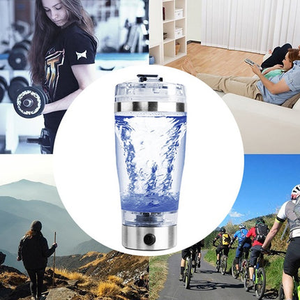 Electric Protein Shake Stirrer USB Shake Bottle Milk Coffee Blender Kettle Sports And Fitness Charging Electric Shaker Cup