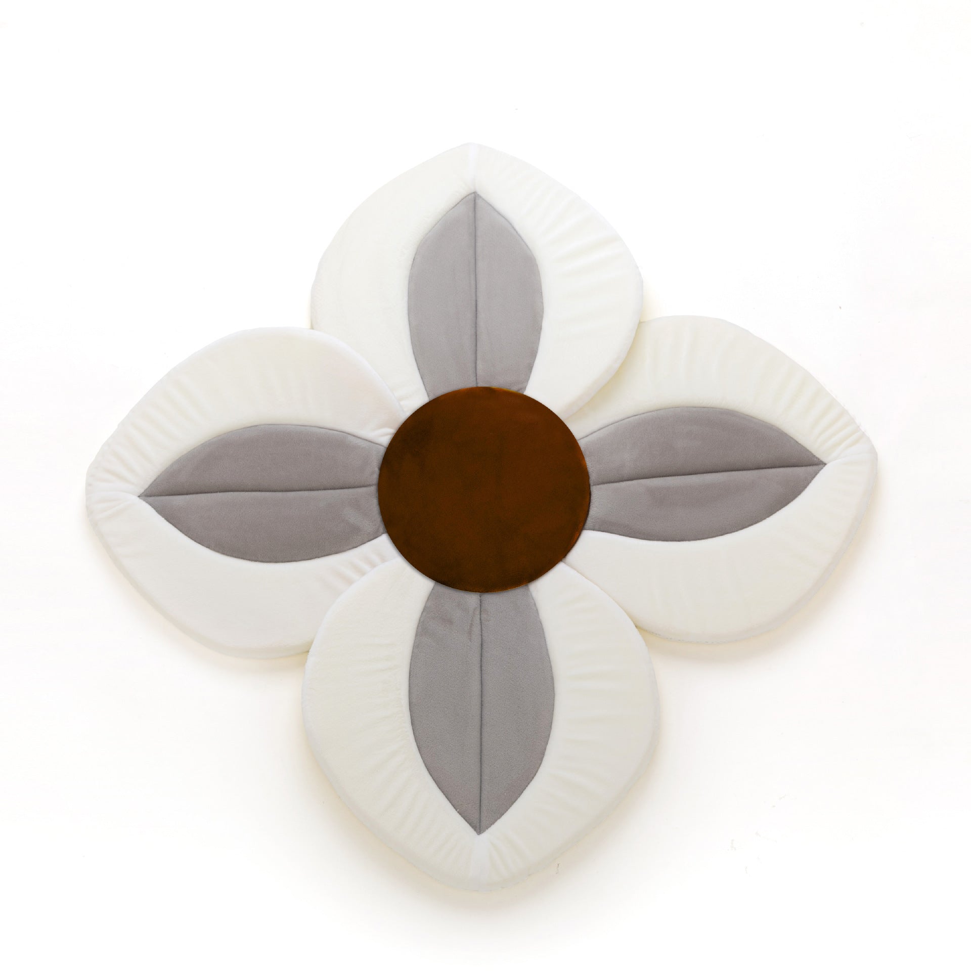 PetalNest | Foldable Baby Shower Mat | Petal Fold Design | Soft Cushioned Comfort | Pink 80 cm | Non-Slip Surface -