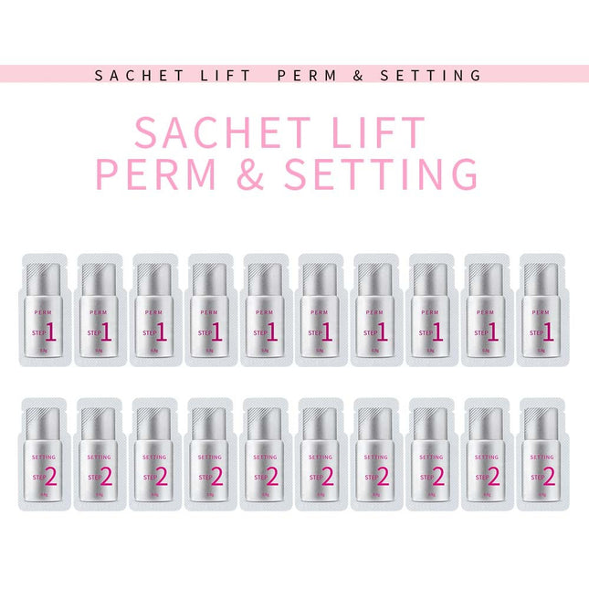 ICONSIGN 10 Pairs Pouch Eyelash Perm Lotion Lashes Lift Quick Perming 5 To 8 Minutes Beauty Makeup Tools