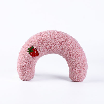 U-shaped Cat Toy Pillow To Protect Cervical Vertebra Pet Sleeping Pillow Soft Sounding Deep Sleep