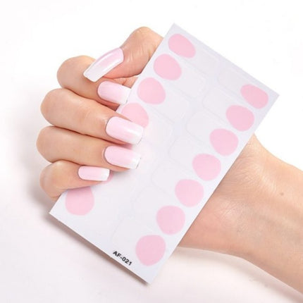 Nail Stickers, Nail Polish Glue, Full Nail Stickers