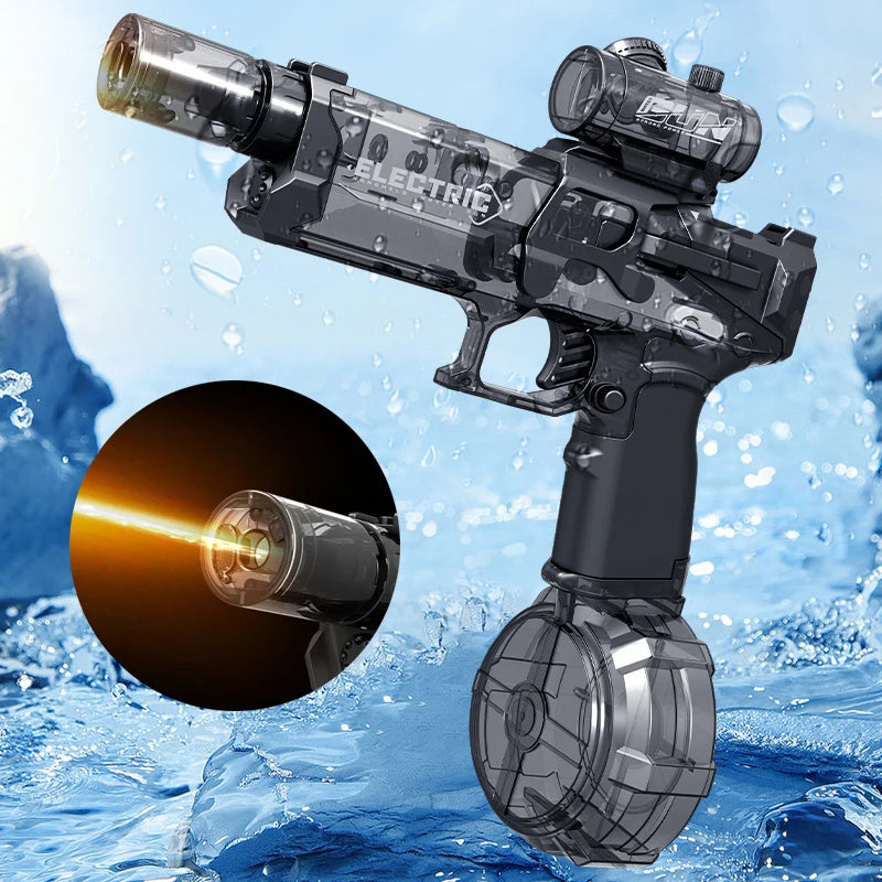Fire Rat | Electric Water Gun | LED Light | Long Range Water Spray | | USB Rechargeable Battery -