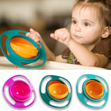 360 Rotate | Rotating Bowl | 360 Degree Rotation | Spill Proof | Assorted | Mess Free Mealtime -